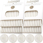 52pcs Pearl White Sealing Wax Sticks for Glue Gun, Seal Stamp, Envelope Letter, Wedding Invitation Craft Adhesive - Mini Size, Great Gift Ideas