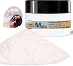 Matio Interference Mica Powder, 1.06oz/ 30g Ghost Coral Chrome Powder, Pearlescent Effect Color Shift Pigment for Epoxy Resin, Makeup Shimmer, Nail Polish,Soap Dye,Candle Making,Paint