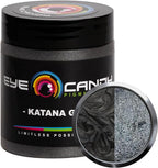 Eye Candy Pigments Premium Grey Mica Powder - Katana Grey (25gr) - for Epoxy, Resin, Soap, Paint, Woodworking, Acrylic Pouring, Bath Bombs, Fishing Lures - DIY Arts and Crafts Additive