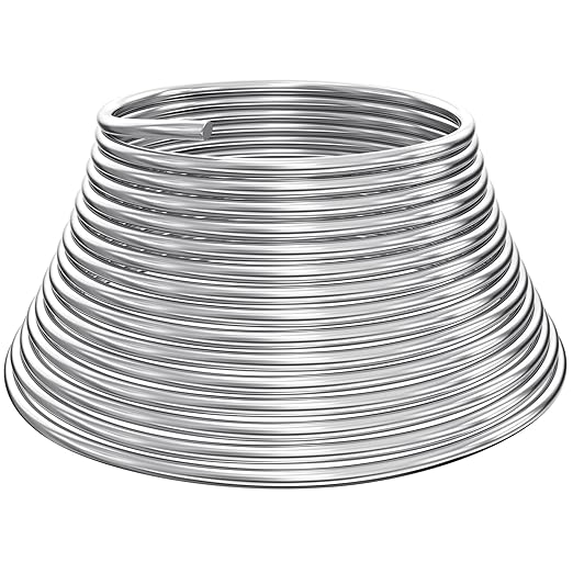 Pelopy Aluminum Wire 1/4 Inch Diameter Metal Wire 20 ft Armature Bendable Armature for Sculpting Dolls Floral Jewelry Making Weaving DIY Crafts, Silver