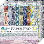 Origami Paper Kit Dobule Sided 100 Sheets 100 Colors 6 Inch Japanese Chiyo Square Easy Fold Arts Crafts DIY Handwork Origami Papers Beginner Sakuras Baroque