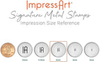 ImpressArt - Sun Metal Stamp, Nature Steel Punch for Unique Designs, Crafts & DIY Projects (6mm)