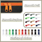 DOITEM Zipper Repair Kit - 5# Zipper Pull Rescue Kit for Clothing, Jackets, Purses, Luggage, Backpacks