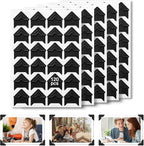 CHIALLCO Acid Free Photo Corners Self-Adhesive, 120 Pcs Premium Photo Corners for Scrapbooking, Black Photo Picture Mounting Corners for Photo Album, DIY Scrapbook Stickers, Memory Books, Diary