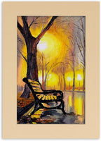 11x14 Mat Bevel Cut for 8.5x11 Photos - Acid Free Beige Precut Matboard - For Pictures, Photos, Framing - 4-ply Thickness