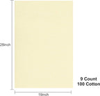 Aida Cloth 9 Count Cross Stitch Fabric,19×28inch (9CT,Off White)