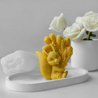 Squirrel Tulip Candle Resin Mold - Resin Casting Silicone Molds for Home Decor & Candle Making Wave Spiral Mold