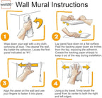 wall26 - Grunge Concrete Wall - Removable Wall Mural | Self-Adhesive Large Wallpaper - 66x96 inches