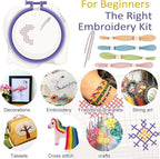 Friendship Bracelet String 500 Skeins Rainbow Color Embroidery Floss Cross Stitch Embroidery Thread Cotton Floss Bracelet Yarn, Craft Floss(Classic Color)（50skeins x10 Pack）