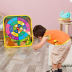 Bean Bag Toss Game for Kids - Cornhole Board Outdoor Toys for Toddlers -Party Activities Carnival Outside Yard Backyard Beach Lawn Games Toy for Kid Boys Girls Age 3 4 5 6 7 8 Year Old Birthday Gifts