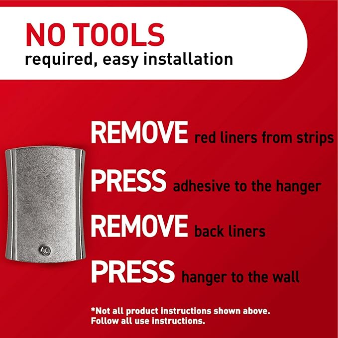 Command Universal Frame Hangers, Damage Free Hanging Picture Hangers, No Tools Frame Hanger for Living Spaces, 3 Metal Picture Frame Hangers and 8 Large Command Strips