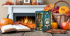 Fsolis Book Nook Kits for Adults, DIY Miniature House Kit 3D Wooden Puzzle Booknook Magic Halloween Bookshelf Nook Decorative Bookends for Women Teenagers and Book Lovers(Darkness Common Room)