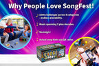 SongFest! is a New Music Trivia Party Game | Song QR Codes Provide Audio Hints to Bring Back Instant Memories Through 5 Plus Decades of Music