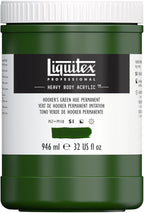 Liquitex Professional Heavy Body Acrylic Paint, 32-oz (946ml) Pot, Hookers Green Hue Permanent