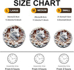 Wooden Puzzles Adults, 3D Wolf Wooden Puzzles 100 Pieces, Unique Animal Shaped Wood Challenging Jigsaw Puzzles Gifts for Adults, 8.5x8.5in
