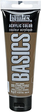 Liquitex BASICS Acrylic Paint, 118ml (4-oz) Tube, Raw Umber
