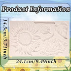 Oversized Sunflower Silicone Mold Leaves Cake Decoration Fondant Mold for Wedding,Birthday Party Cupcake Topper Chocolate Candy Cookies Mousse DIY Gypsum Soap UV Resin Polymer Clay Crafts