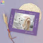 Mat Board Center, Pack of 10, 11x14 for 8x10 Purple Color Mats - Bevel Cut, Acid Free, 4-ply Thickness, White Core - for Pictures, Photos, Framing