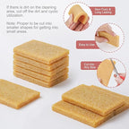 9PCS Artist Adhesive Remover Erasers - Natural Rubber Lift Tool for Glue, Sticker & Oil Paint Residue on Paper, Canvas, Plastic - Crafting & Painting Correction