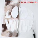 RENLITONG Tie Dye HTV Rainbow Heat Transfer Vinyl 10Inch by 10ft Roll Iron on DIY for T-Shirt Rolls Easy to Cut & Weed for Heat Vinyl Glossy