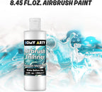 HOMY ARTY Airbrush Thinner - 8.45 Fl Oz, Water-Based Acrylic Paint Thinner, to Improve Color Flow for Shoes, Clothes, Metal and Plastic Models