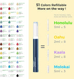 Ohuhu Alcohol Markers Brush Tip: 168-Color Double Tipped Art Marker Set for Artist Adults Coloring Illustrations -Honolulu B -Brush & Fine -Refillable