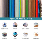 LotusFoam Large 3mm EVA Foam Sheet - 44"x 85" High Density Foam 130 kg/m3 for Cosplay, Costumes, Crafts, Flooring, Outdoor Use - 35 Colors (Sea Blue) - Sea Blue