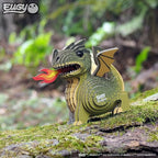 Eugy Dragon 3D Puzzle, 26 Piece Eco-Friendly Educational Toy Puzzles for Boys, Girls & Kids Ages 6+
