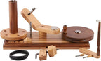 Yarn Winder – Large Handcrafted Wooden Ball Winder for Knitting, Crocheting & Weaving – Heavy-Duty Natural Rosewood & Beachwood Signature Yarn Winder for 8-12 oz Yarn Cakes