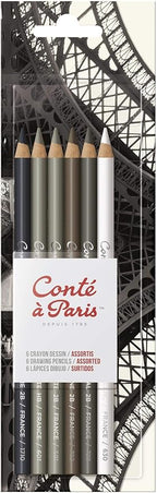 Conté à Paris 6 Count Drawing Pencils Set