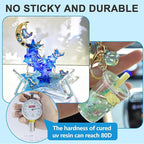 JDiction UV Resin, 1000g High Gloss Clear Solar Cure Sunlight Activated Glue Hard UV Resin Kit for Jewelry Making, Casting, Coating & DIY Crafts