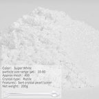 Mica Powder,7.05OZ（200g）,Super White Mica Powder Pigment for Epoxy Resin，Lip Gloss，Car Paint，Dye，Soap Making，Nail Polish,Epoxy Resin,Candle Making,Bath Bombs