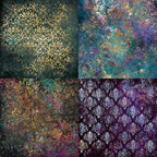 Aesthetic Scrapbook Paper Pad Vintage Patterned Paper 6×6,24 Sheets Single-Sided Boho Scrapbooking CardStock Papers Pad for Holiday Cardmaking DIY Origami Journaling.