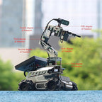 Yahboom ROS2 Robot Kit with Jetson Orin NX 16GB Super Large AI Model with 6DOF Robotic Arm AI Voice Interaction Module Supports 3D AI Vision App Control