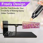 Heat Gun, Uptdae Version 110V 300W Mini Handheld Hot Air Gun with 6.6ft Cable, Portable Heat Gun For Crafting, Embossing, Shrink Wrapping PVC, Drying Paint, Clay, Rubber Stamp