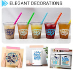 GIRAFVINYL Blue Vinyl, Navy Light Blue Permanent Vinyl - 12”x12” 7 Pack Viyln heets for Decal, Signs, Tumblers, Easy to Cut & Water-Proof