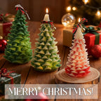 Christmas Tree Candle Molds, Resin Christmas Silicone Molds for Candles, Moldes para Velas De Navidad, Wax Candle Making Molds for DIY Chocolate, Soap