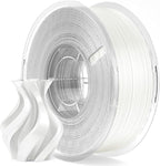 ELEGOO Silk PLA Filament 1.75mm White 1KG, 3D Printer Filament Dimensional Accuracy +/- 0.02mm, 1kg Plastic Spool(2.2lbs) 3D Printing Filament Fits for Most FDM 3D Printers