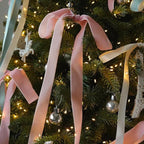 15 Yards Velvet Ribbon 1-1/2 Inch Single Face Pink Velvet Ribbon Spool Prefect for Wedding, Ribbons for Gift Wrapping, Christmas Tree Ornaments Wreath Hair Bows, Ribbons for Crafts