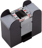 GSE Games & Sports Expert 6-Deck Automatic Card Shuffler, Battery-Operated Shuffler Machines for Playing Cards, Blackjack, Texas Hold'em, Canasta, UNO, Rummy, Bridge