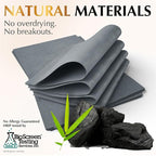 Natural Oil Blotting Sheets for Face with Bamboo Charcoal - 25% Larger - 1pk/100 Makeup Friendly Blotting Papers for Face - Easy Dispensing Oil Absorbing Sheets