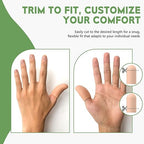 Gel Finger Cots for Thumbs, 10 Pcs Silicone Finger Caps, Rubber Finger Protector Covers for Trigger, Arthritis, Cracking, Peeling, Hangnail, Callus and Pain Relief, (Nude, Medium)