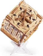 iDventure Cluebox Cambridge Labyrinth – Wooden 3D Puzzle Box – Escape Room Brain Teaser Gift – Money Puzzle Box for Adults & Men