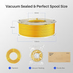 ELEGOO Silk PLA Filament Bundle 1.75mm, Dual and Triple Colors Shiny 3D Printer Filaments Dimensional Accuracy +/- 0.05mm, 4 Pack 250g Spool Multicolors