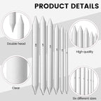 18Pcs Blending Stumps for Drawing, Paper Art Blenders, Art Blending Pencils Supplies, Drawing Pencils for Student Artist Charcoal Sketch Painting Tools, Shading Pencil for Sketching Supplies