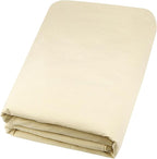 HOTGODEN Medium Weight 100% Cotton Muslin Fabric: 63 inch x 10 Yards Unbleached Muslin Linen Fabric Material for Sewing Material Apparel Cloth