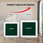 PEXMOR 39.5" Foldable Mahjong Table, Square 4 Player Card Game Table w/Cup Holders & Chip Grooves, Portable Folding Poker Domino Board Game Table for Blackjack, Texas Hold'em, Jigsaw Puzzles Game