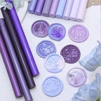 Bright Blue Wax Seal Sticks, 30pcs Sealing Wax Sticks, HOSEALING Glue Gun Wax Seal Sticks for Wax Seal Stamp, Premium Sealing Wax for Wedding Invitations, Letter, Envelope (Mini Size)