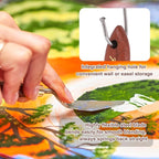 MECCANIXITY Pack of 1 Palette Knife No.22, 7" Long Palette Knives with Stainless Steel Flexible Spatula Pallet Knife and Wood Handle for Scraping, Mixing, Oil Acrylic Painting Canvas