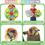 30 Inch LED Dart Board Kids Game,12PCS Sticky Balls,Indoor/Outdoor Sports Carnival Games Yard Party, Suitable for 3 4 5 6 7 8 9 10 Years Old Boys and Girls Birthday Gifts Dinosaur Toys